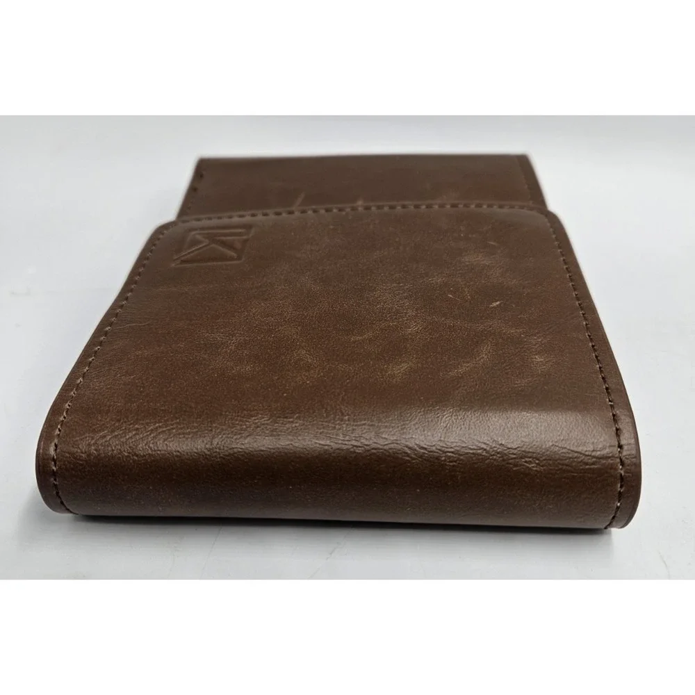 KENARK Premium Leather Watch Travel Pouch for 2 Watches - Good